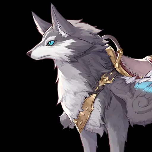 Snowstorm Sky Wolf