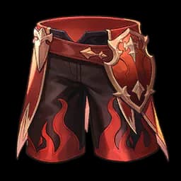 Pantalon des flammes ardentes — Légendaire · Équipement · Jambes