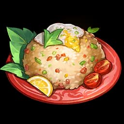 Arroz Frito — Superior · Plato · Asar