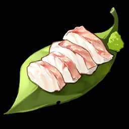 Sashimi de Peixe — Raro · Prato · Fatiar