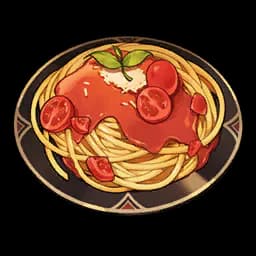 Spaghetti à la tomate — Épique · Plat · Griller