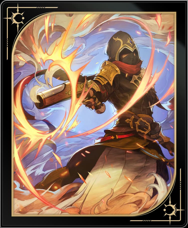A flame that cuts through the moment