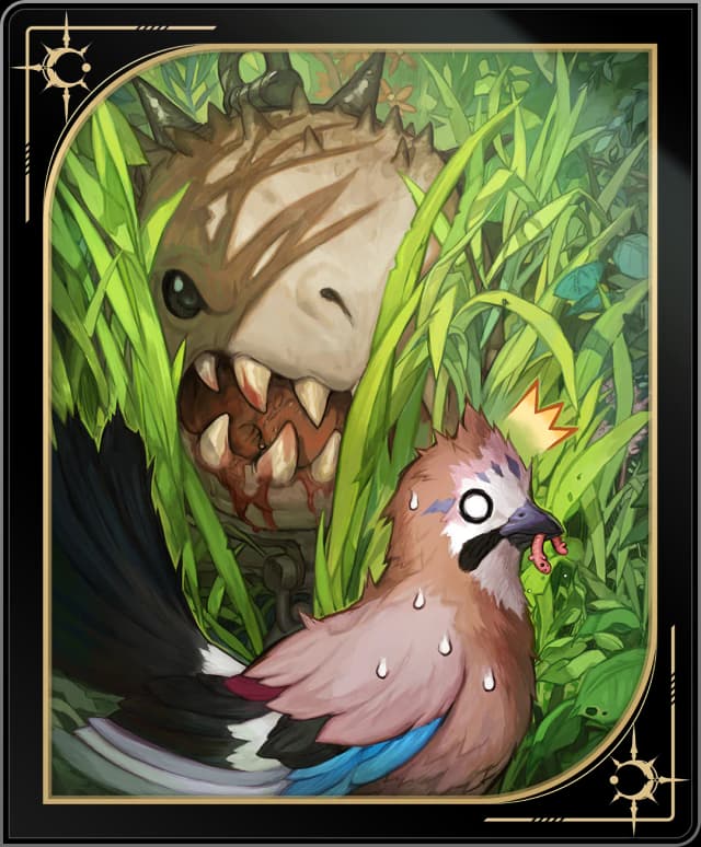 Fangs lurking in the thicket