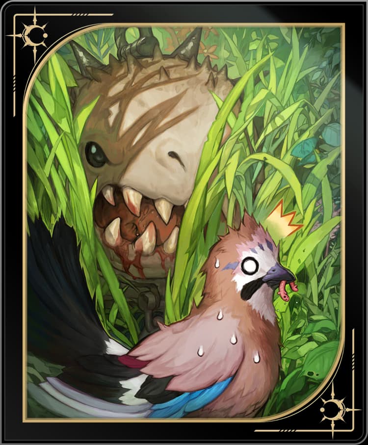 Fangs lurking in the thicket