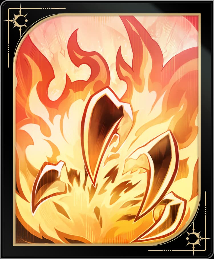 Leg Scale of Blazing Flames